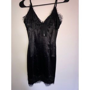 Silk lace dress